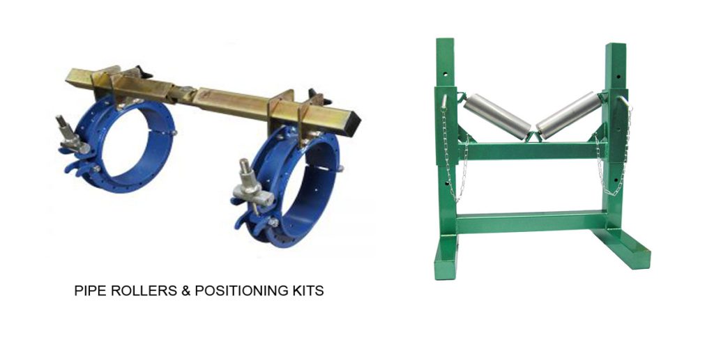 Electrofusion pipe rollers