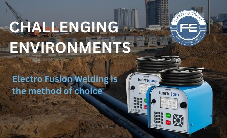 Electrofusion welding in challenging environments