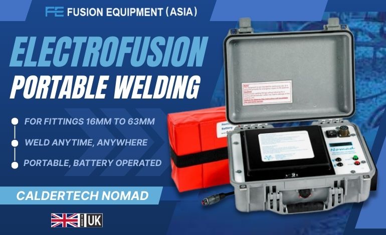 Portable welding electrofusion